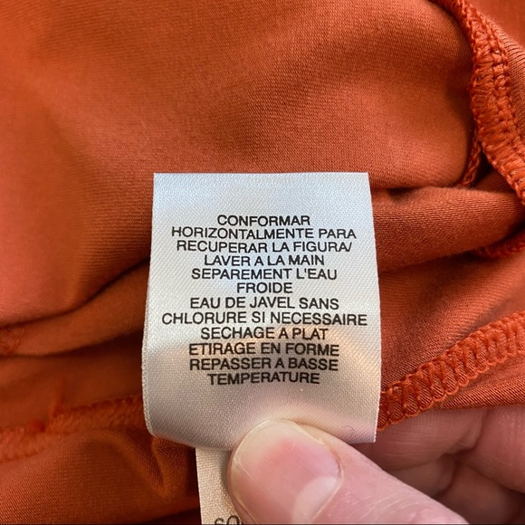 Sigrid Olsen Sport Turtleneck Rust Long-sleeve Top - Picture 7 of 10